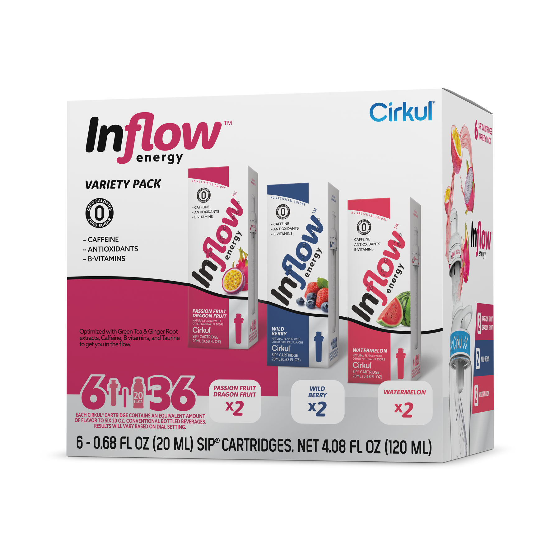 Inflow Energy® 6-Pack Variety Pack - Classic Finish