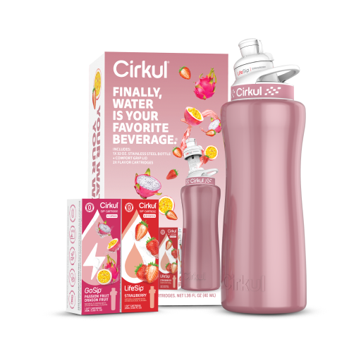 32oz. Rose Gold Stainless Steel Bottle Starter Kit - Ready Routine