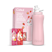 32oz. Blush Pink Stainless Steel Bottle Starter Kit - Fresh Pair