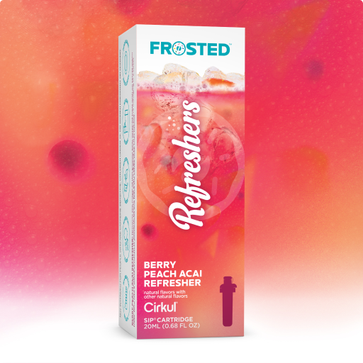 Frosted Berry Peach Acai Refresher - Travel Edit